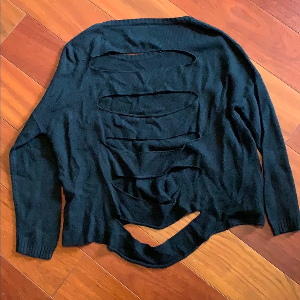 Vintage Havana sweater with slits in back
